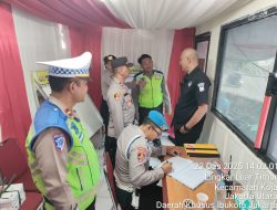 “Sipropam Polres Pelabuhan Tanjung Priok, Pastikan Kesiapan Pos Operasi Lilin Jaya 2025 Aman dan Kondusif”