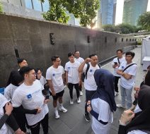 BRI KC Balaraja Gelar Jalan Sehat untuk Tingkatkan Work Life Balance Pekerja
