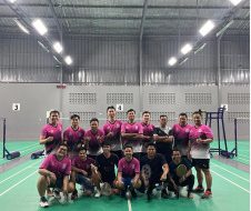 BRI BO Bumi Serpong Damai Gelar Kegiatan Olahraga Rutin Badminton