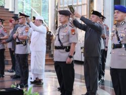 Polda Metro Jaya menggelar upacara serah terima jabatan Sejumlah Pejabat Utama dan Kapolres Jajaran Polda Metro
