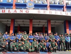 Kodim 0502/Jakarta Utara Gelar Latihan Terpadu Pemadam Kebakaran Bersama Sudin Damkar