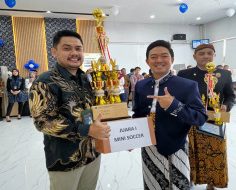 Penyerahan Piala Kejuaraan SportArtcular BRI KC Daan Mogot