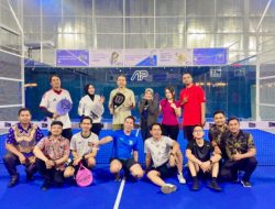 Perkuat Soliditas dan Gaya Hidup Sehat, BRI KC Jakarta Jelambar Gelar Kegiatan Padel