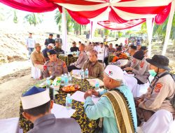 Doa Bersama dan Pematangan Lahan, Kapolda Aceh Komitmen Dorong Percepatan Huntap Korban Bencana