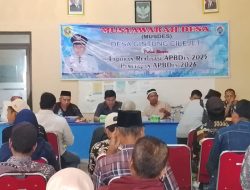 Musyawarah Desa (MUSDES) Dalam Rangka Laporan Realisasi APBDes 2025 Penetapan APBDes 2026