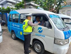 “Operasi Keselamatan Jaya 2026, Hari Ke-2, Satlantas Polres Tg Priok, Gelar Sosialisasi di Terminal Pelni & Terminal Bus Muara Angke”