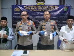 Polisi Tangkap Pengedar Obat Terlarang di Sawangan, 510 Butir Disita