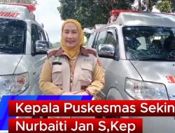 Kepala Puskesmas Sekincau,Nurbaiti Jan Turun Langsung Berikan Pelayanan Kesehatan Gratis bagi Pemudik