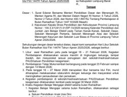 Dugaan Pelanggaran Surat Edaran Libur Idul fitri di Sekolah Lampung Barat, Masyarakat Minta Tindakan Tegas