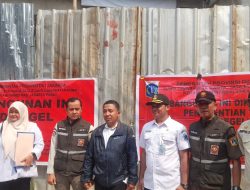 Penyegelan Kembali Bangunan Kos 4 Lantai di Jalan Paseban Jakarta Pusat