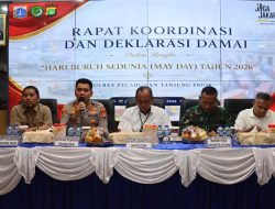 Polres Pelabuhan Tanjung Priok, Gelar Deklarasi Damai Jelang Hari Buruh