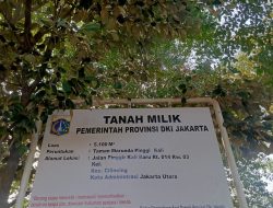 Warga Marunda Sesalkan Kinerja SDA Jakut, Perbaikan Tembok Jebol Taman Pinggir Kali Marunda “Terbengkalai”