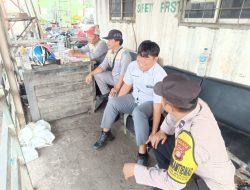 JJOS Bhabinkamtibmas Kawasan Pelabuhan Marunda Perkuat Sinergi Keamanan dan Keselamatan Kerja Melalui Kegiatan Sambang