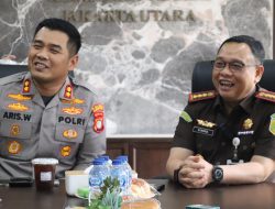 Perkuat Sinergitas Penegakan Hukum, Kapolres Pelabuhan Tanjung Priok Kunjungi Kejaksaan Negeri Jakarta Utara Peringati Hari Bhakti Adhyaksa ke-66